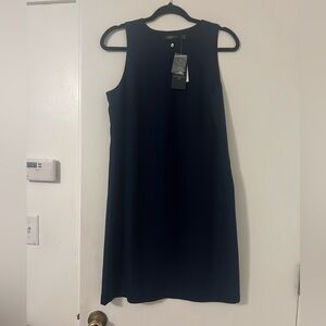 NWT Lauren Ralph Lauren Classic Navy sleeveless dress size 6 (W131)